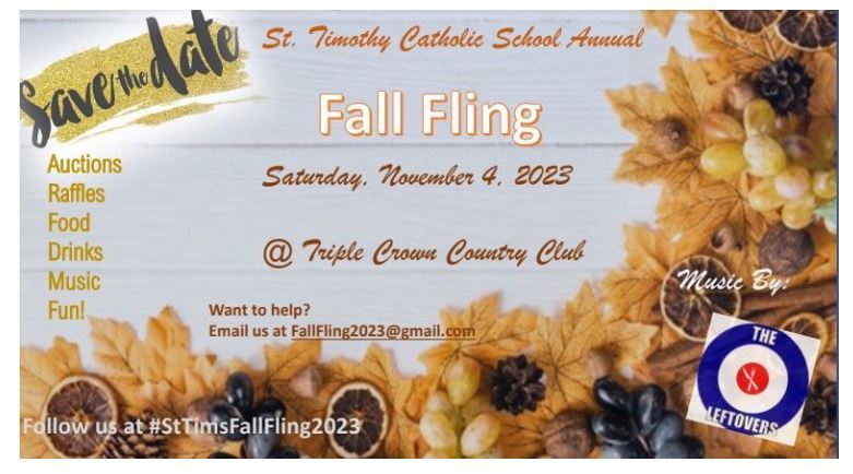 fall fling save the date